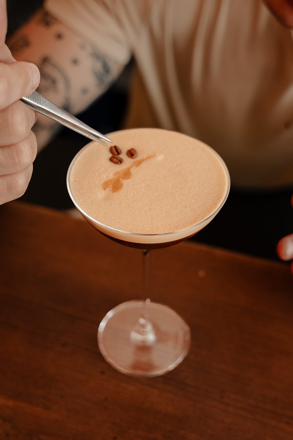 espresso cocktail at alto porto
